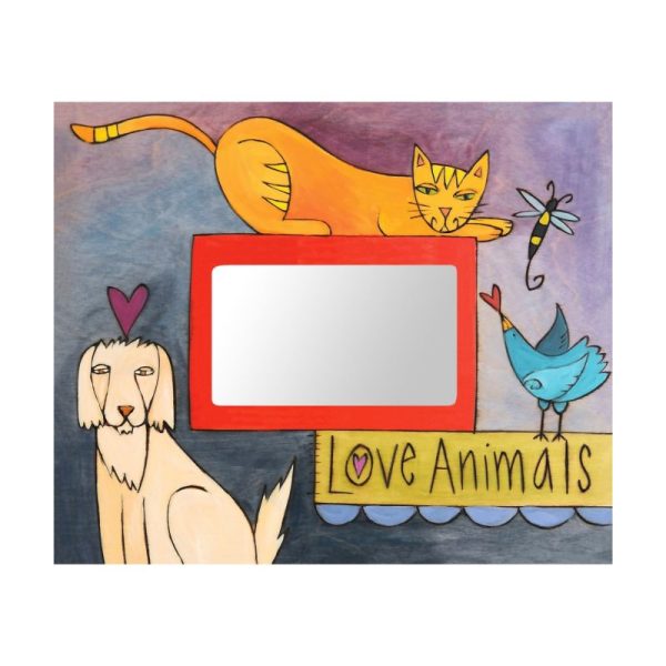 "Dogs & Cats & Birds Oh My" 4"x 6" Picture Frame by Sincerely Sticks