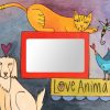 "Dogs & Cats & Birds Oh My" 4"x 6" Picture Frame by Sincerely Sticks