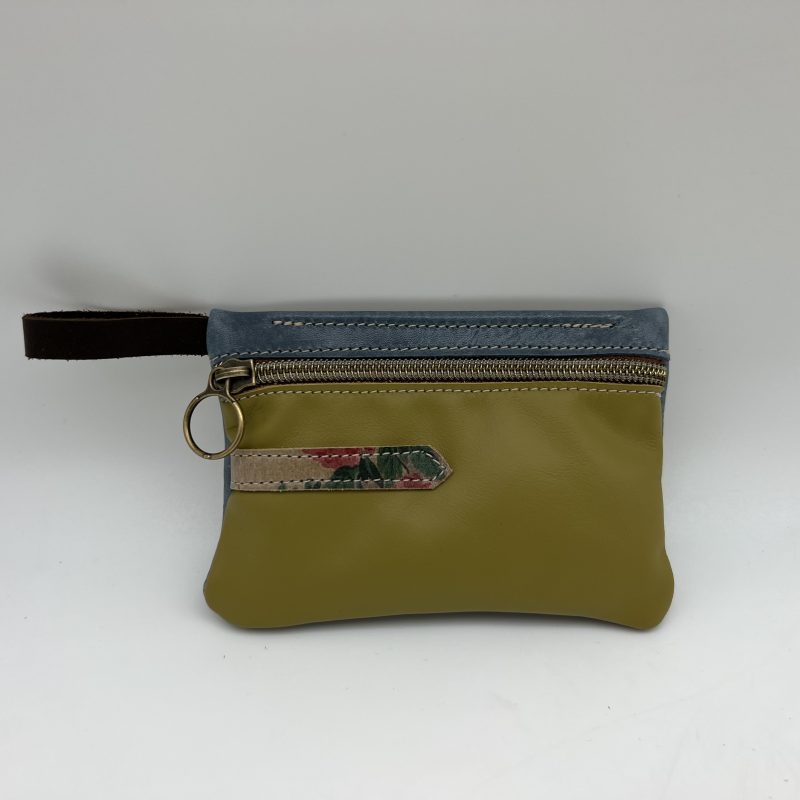 Mini Stash Bag by Traci Jo Designs - Lime/Floral - TJ37