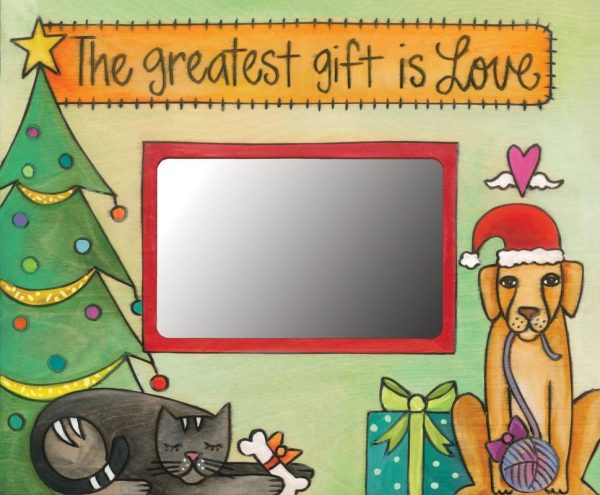 "Not a Creature Was Stirring" 4"x 6" Picture Frame by Sincerely Sticks