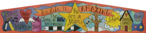 "Shine Bright" Door Topper by Sincerely Sticks