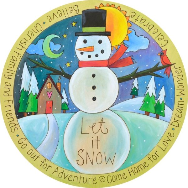 "Winter Wonderland" Lazy Susan by Sincerely Sticks