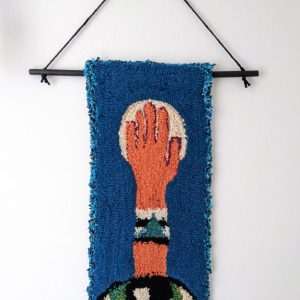 Carpet Eye Wall Hanging by Kelsey McDonnell