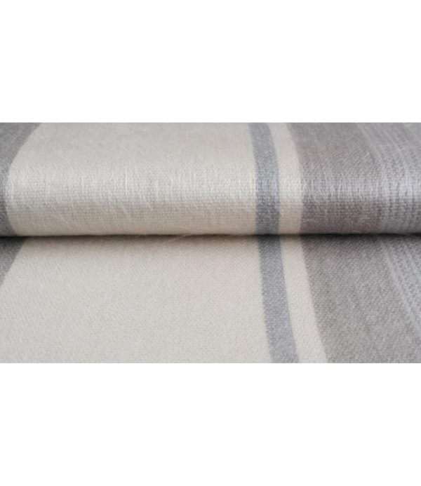 Alpaca Throw Blanket - Silver Birch﻿ - Image 5