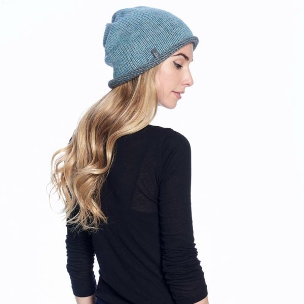 Alpaca Beanie Hat - Rustic - Mint - Image 3