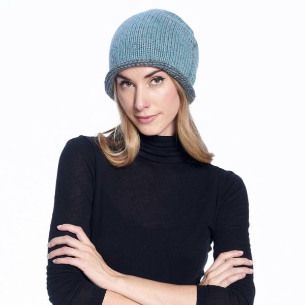 Alpaca Beanie Hat - Rustic - Mint - Image 4