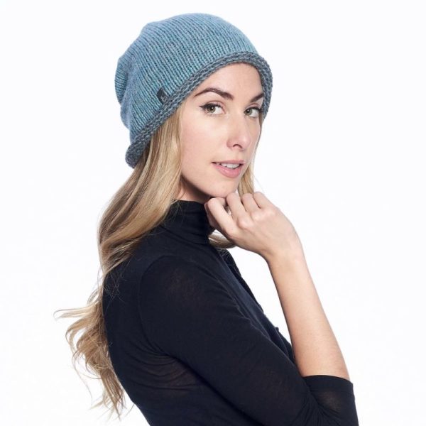 Alpaca Beanie Hat - Rustic - Mint