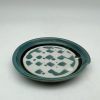 Checkered Turquoise Spoon Rest by Margo Brown - 3185 - Image 2