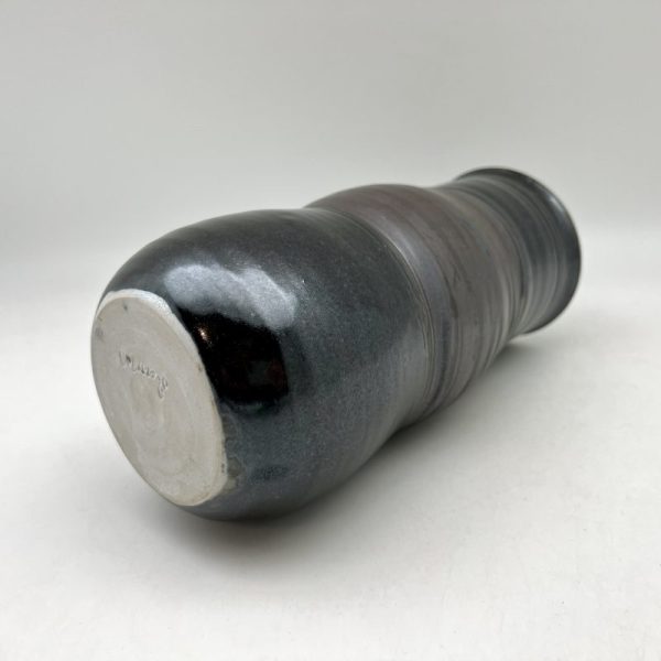 Black & Celadon Vase by Margo Brown - 3207 - Image 6