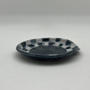 Checkered Blue Spoon Rest by Margo Brown - 3075