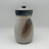 Paint-Accented White Jar by Margo Brown - 3082 - Image 2