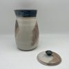 Paint-Accented White Jar by Margo Brown - 3082 - Image 3