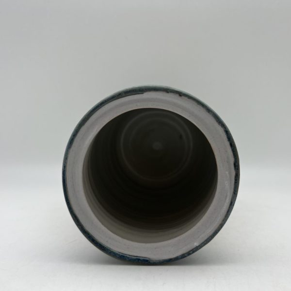 Paint-Accented White Jar by Margo Brown - 3082 - Image 7