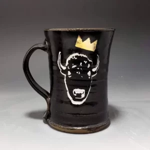 Bison King Mug by Stephen Mullins