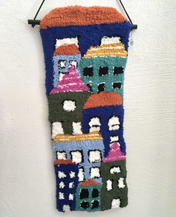 Town Carpet Wall Hanging by Kelsey McDonnell