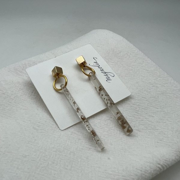 Gold-Fleck Earrings by Magnolia - KH1632V