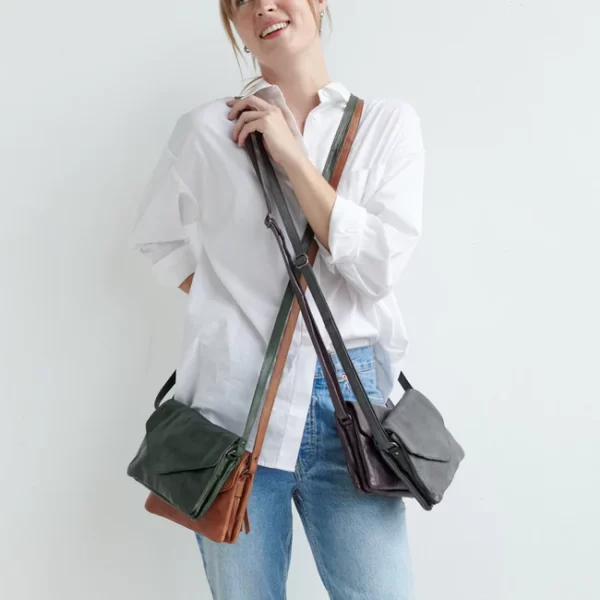Harbor Crossbody by Latico - 3105EGPL - Image 6