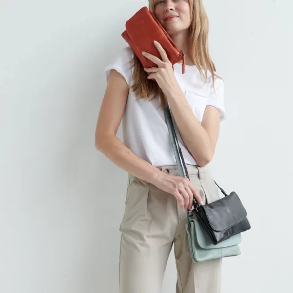 Lidia Crossbody by Latico - 7981ORG - Image 4