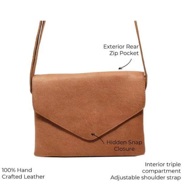 Harbor Crossbody by Latico - 3105EGPL - Image 2