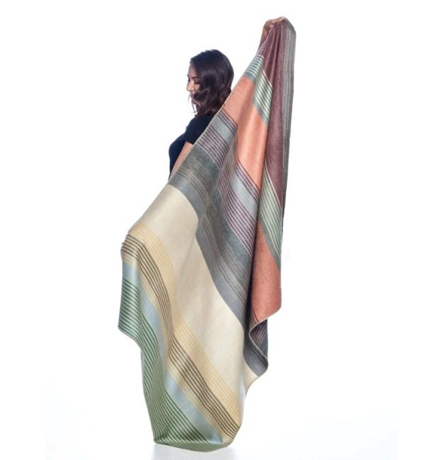 Spectrum Alpaca Throw Blanket by Shupaca - BL-TRW-53