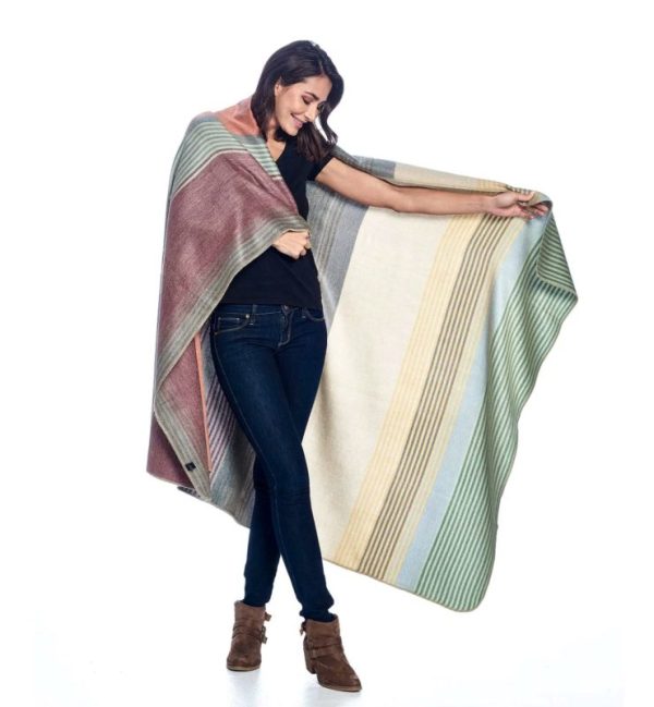 Spectrum Alpaca Throw Blanket by Shupaca - BL-TRW-53 - Image 2