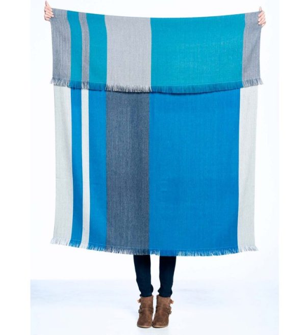 Blue Nile Reversible Alpaca Throw Blanket by Shupaca - TH-RVS-05 - Image 2