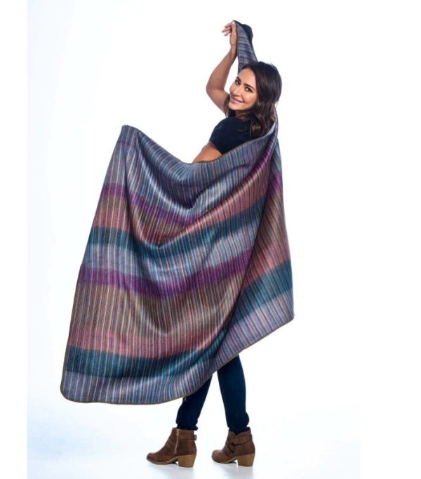 Patchwork Alpaca Throw Blanket by Shupaca - BL-TRW-18 - Image 4