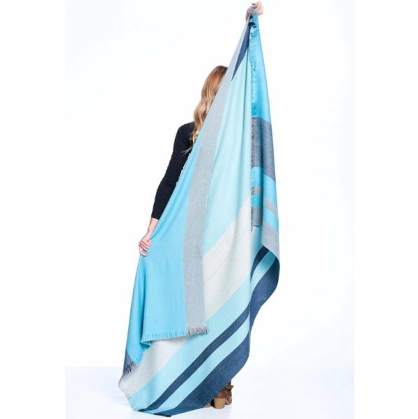 Cool Agave Reversible Alpaca Throw Blanket by Shupaca - TH-RVS-03 - Image 5