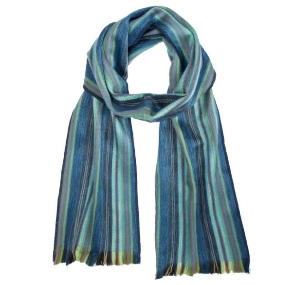 Blue-Tini Alpaca Scarf by Shupaca - SC-RAY-01 - Image 3