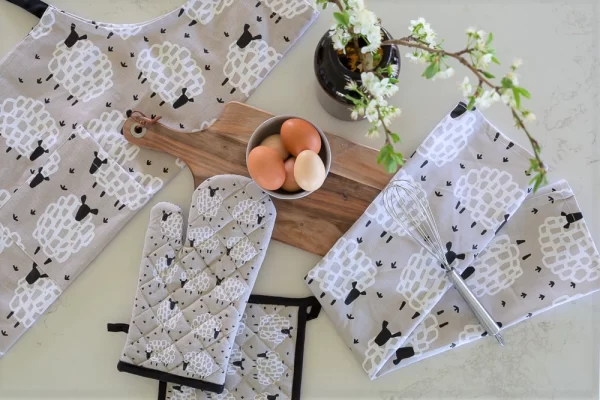 Grey Sheep Tea Towel by Allgifts Australia - TT-005SHOPH - Image 3