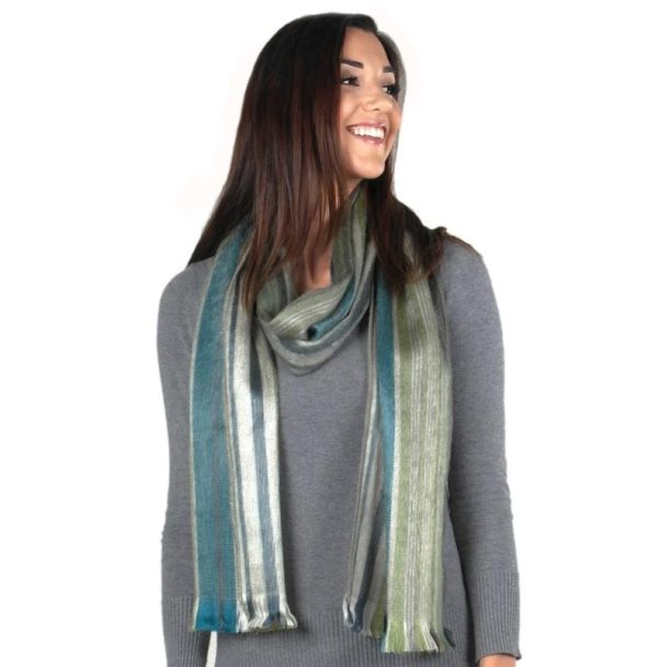 Lotus Alpaca Scarf by Shupaca - SC-MS-04