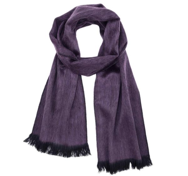 Decadent Plum Alpaca Scarf by Shupaca - SC-SLD-01