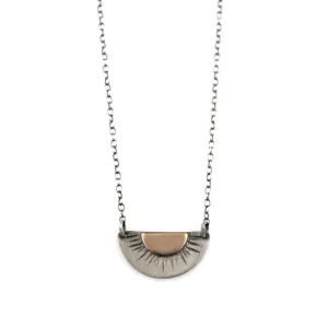Happy Half Sun Necklace