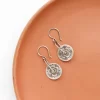 Pinned Columbine Disc Earrings - Image 3