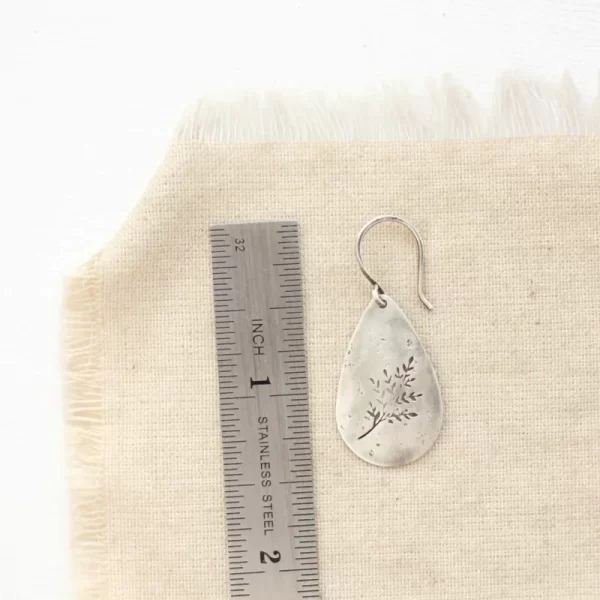 Spring Sprout Teardrop Earrings - Image 4