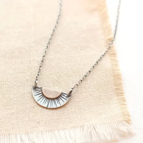 Happy Half Sun Necklace - Image 3