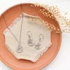 Pinned Columbine Disc Earrings - Image 5