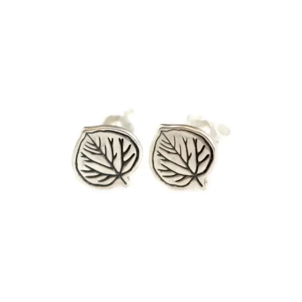 Aspen Leaf Post Earrings