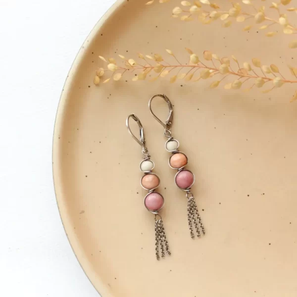 Sorbet Tassel Earrings - Image 3