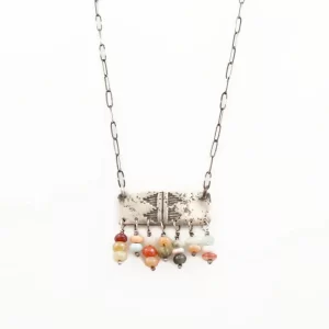 Pakal Bar Opal Necklace