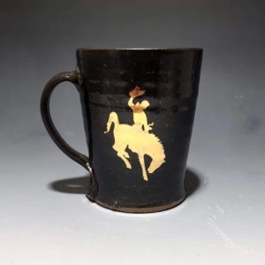 Black Gold Steamboat Mug
