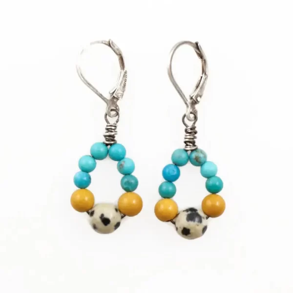 Ouray Mini Stone Hoop Earrings