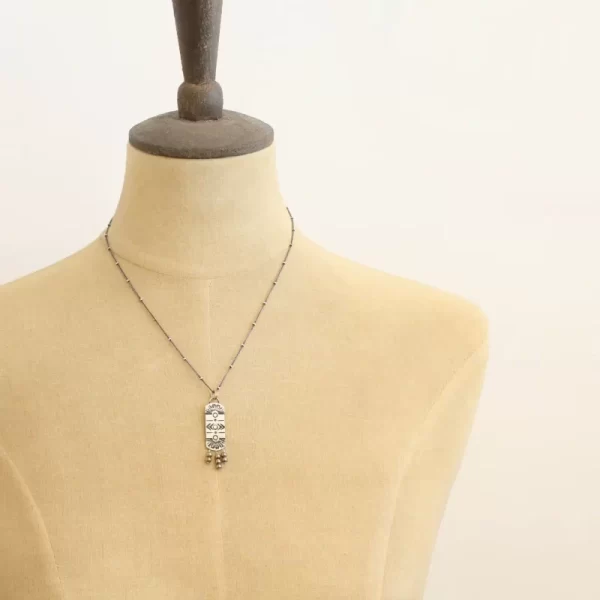 Celestial Bar Hematite Necklace - Image 3