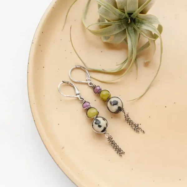 Wonderland Tassel Earrings - Image 3