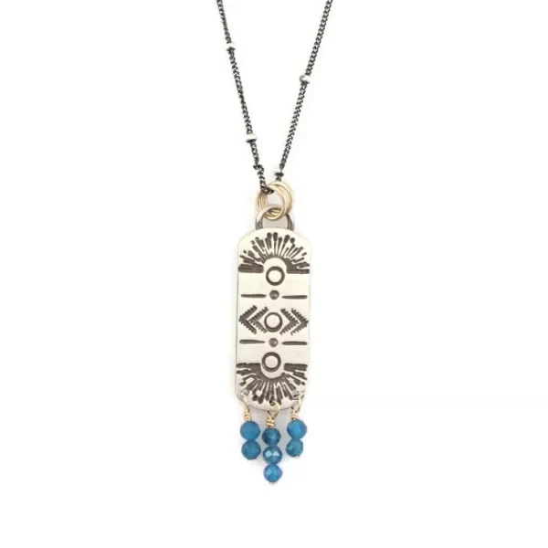 Celestial Bar Apatite Necklace - Image 2