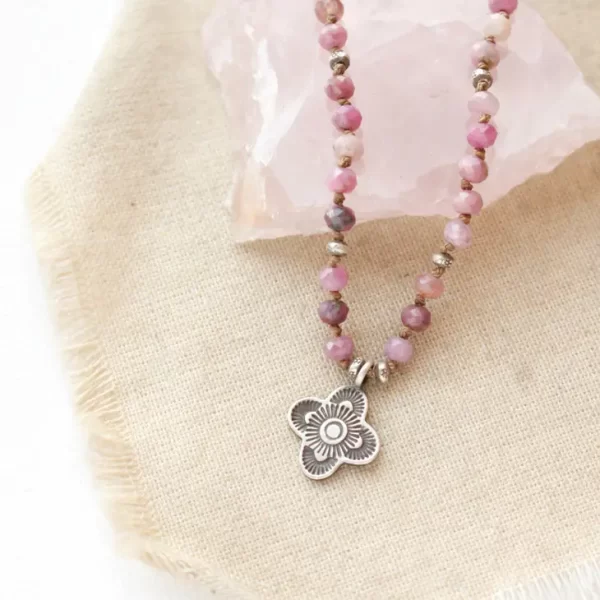 Knotted Ruby Talara Necklace - Image 3