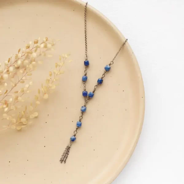 Kyanite Lariat Necklace - Image 3
