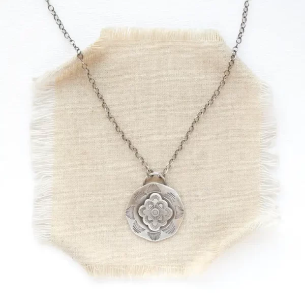 Talara Medallion Long Necklace - Image 2