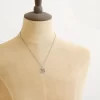 Pinned Columbine Disc Necklace - Image 4