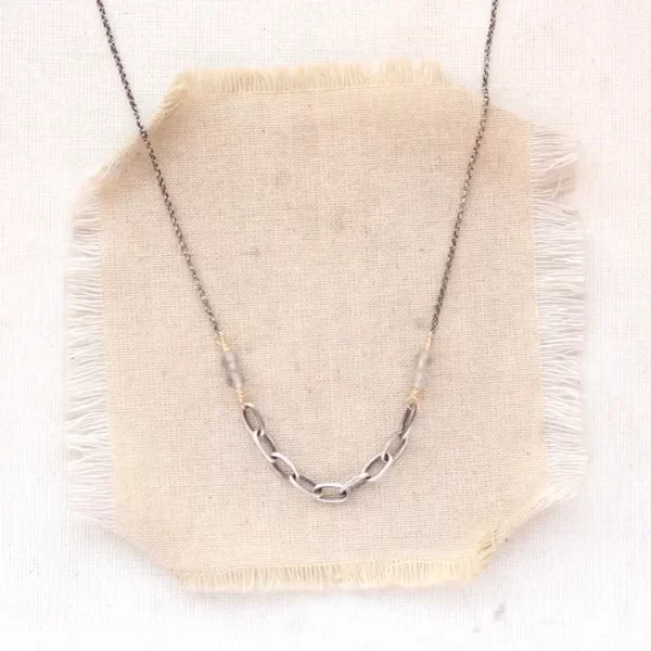 Linked Labradorite Necklace - Image 2